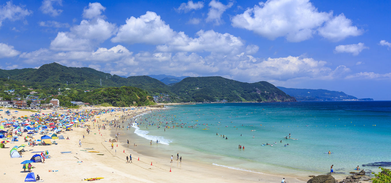 下田市の海辺風景